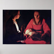 Nourrisson de Georges de La Tour - de Newlyborn Poster