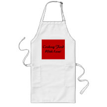 Nourriture de cuisine avec amour ! tablier