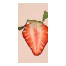 Nourriture - fruit - tranche de fraise modèle pour photocarte