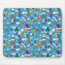 Nourriture heureuse Mousepad Tapis De Souris