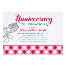 Nourriture italienne de l'invitation | d'anniversa