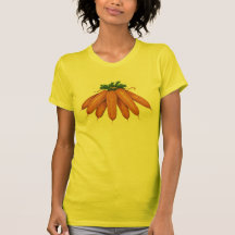 Nourriture vintage, légumes ; Groupe de carottes o T-shirt