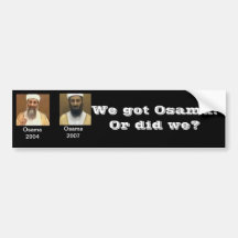Nous avons obtenu l'osama ? adhésifs pour voiture