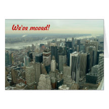 Nous nous sommes déplacés - à New York Cartes De Vœux