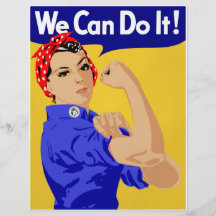 Nous pouvons le faire ! Rosie l'affiche de 2ÈME GU Tract Customisé