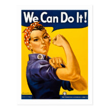 Nous pouvons le faire ! Rosie le cru 2ÈME GUERRE M Carte Postale