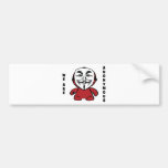 Nous sommes anonymes adhésif pour voiture
