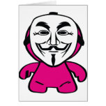 Nous sommes anonymes carte de vœux