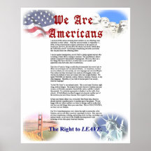 Nous sommes des Américains Posters