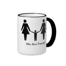 "Nous sommes famille ! " Tasse