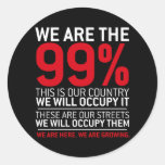 Nous sommes les 99% - 99 pour cent occupent Wall S Autocollants