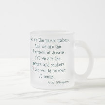 Nous sommes les rêveurs des rêves tasse à café