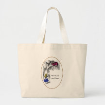 Nous sommes tous fous ici sac en toile
