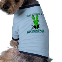 NOUS VENONS DANS LA PAIX MANTEAUX POUR CHIEN