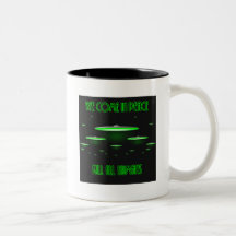 Nous venons dans la tasse de paix