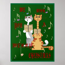 Nous vous souhaitons une copie de Joyeux Noël Affiche
