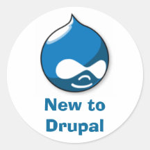 Nouveau à Drupal Autocollant