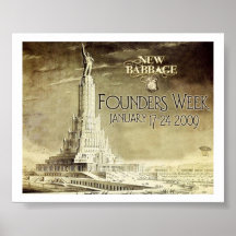 Nouveau Babbage s'effond l'affiche commémorative d