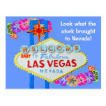 Nouveau bébé Las Vegas Carte Postale