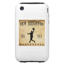 Nouveau Brighton Pennsylvanie basket-ball de 1893 Coque Tough iPhone 3