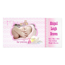 Nouveau carte photo de bébé modèle pour photocarte