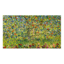 Nouveau d'art de peinture de Gustav Klimt le pommi Modèle De Carte De Visite