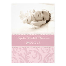 Nouveau faire-part de naissance de bébé de modèle 