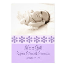 Nouveau faire-part de naissance de bébé de modèle 