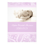 Nouveau faire-part de naissance de bébé de modèle 