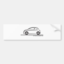 Nouveau Fiat 500 Cinquecento Adhésifs Pour Voiture