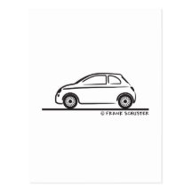 Nouveau Fiat 500 Cinquecento Carte Postale