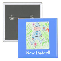 nouveau gnome, nouveau papa ! ! badge