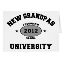 Nouveau grand-papa 2012 carte de vœux