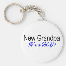 Nouveau grand-papa son un garçon porte-clefs
