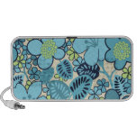 Nouveau haut-parleur floral bleu super de Portable