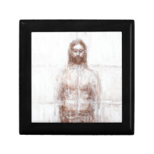 Nouveau linceul de Turin (réalisme contemporain Jé Boîte À Souvenirs