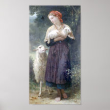 Nouveau-Ne de Bouguereau - de L'Agneau Affiches
