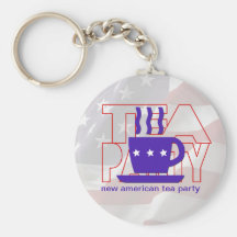 Nouveau thé américain porte-clefs