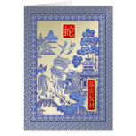 Nouveau Year-2013-year chinois du serpent cartes