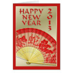 Nouveau Year-2013-year chinois du serpent cartes