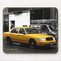 Nouveau York-Taxi Tapis De Souris