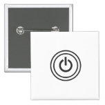 Nouveauté de bouton de puissance pin's
