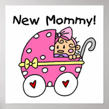 Nouveaux cadeaux de bébé de maman posters