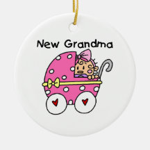 Nouveaux cadeaux de grand-maman de bébé décorations pour sapins de noël