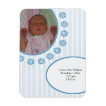 Nouvel aimant bleu de bébé magnets souples