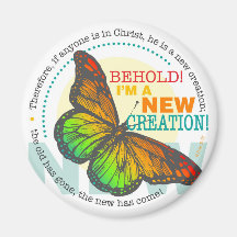 Nouvel aimant de papillon de création