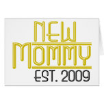 Nouvel est 2009 de maman cartes