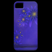 NOUVEL iphone 5 fleurs de lune bleue coques case-mate