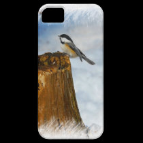NOUVEL iphone visiteur de 5 hivers. Chickadee coques case-mate
