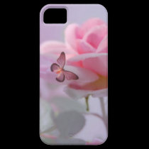 NOUVELLE 5 couvertures de papillon et de rose de l coques case-mate